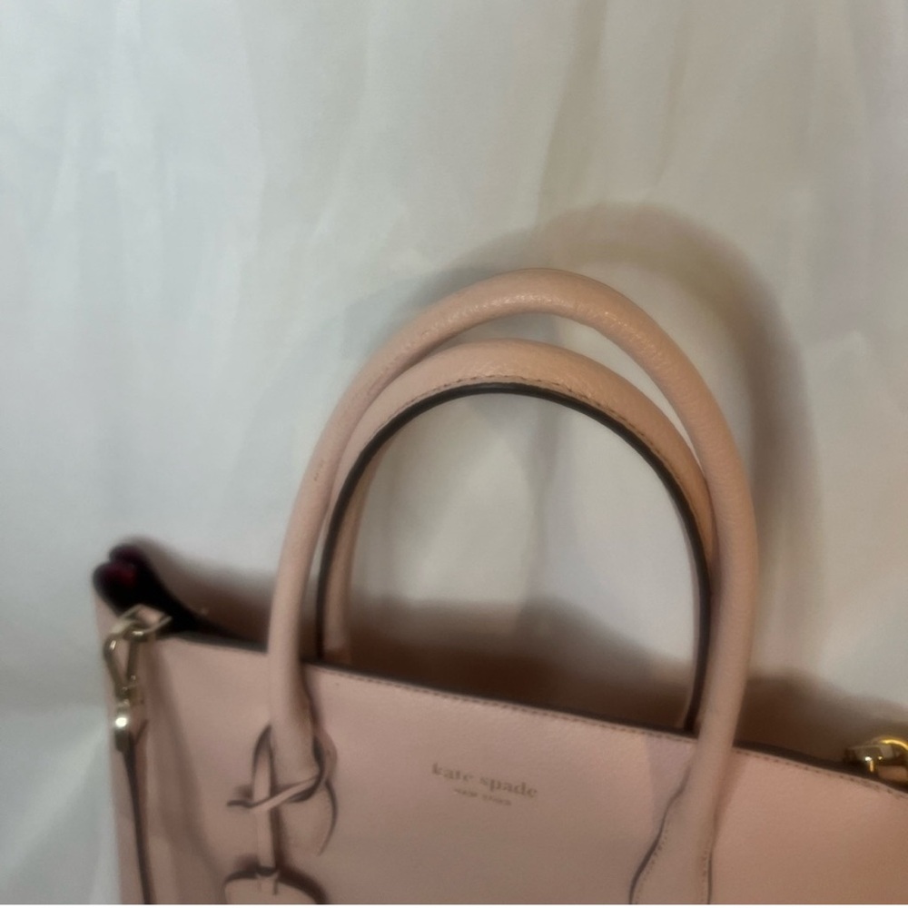 Kate Spade Pink Leather Tote Bag - Picture 3 of 7